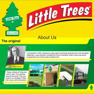 LITTLE TREES-Vent Wrap-New Car Scent- 4 pcs in 1 pack